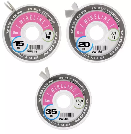 Vision Wireline 6m 35lb - Fly Lines and Leaders - 6417512809955 - 2